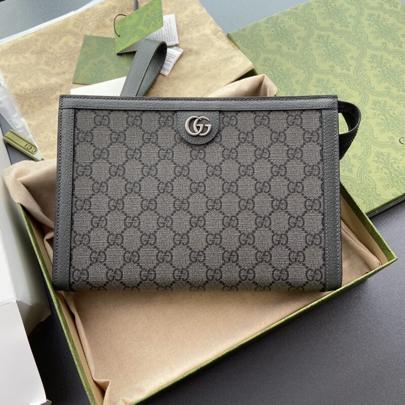 Replica Gucci G Ophidia Clutch Grey 10 Replica Gucci G Ophidia Clutch Grey - high-quality designer bag clone