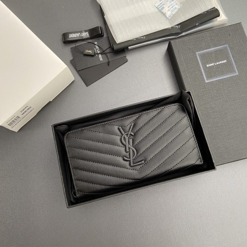 Replica Yves Saint Laurent Long Zippered Wallet 8 Replica Yves Saint Laurent Long Zippered Wallet - realistic designer-inspired fake bag