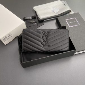 Replica Yves Saint Laurent Long Zippered Wallet 11 Replica Yves Saint Laurent Long Zippered Wallet - elite superclone designer purse