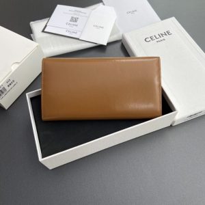 Replica Celine Triumphe Long Wallet Brown 4 Replica Celine Triumphe Long Wallet Brown - high-accuracy replica luxury purse