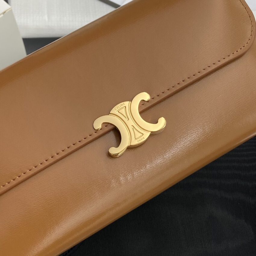 Replica Celine Triumphe Long Wallet Brown 5 Replica Celine Triumphe Long Wallet Brown - premium-grade designer purse dupe