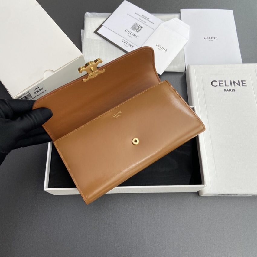 Replica Celine Triumphe Long Wallet Brown 9 Replica Celine Triumphe Long Wallet Brown - high-quality designer bag clone