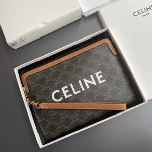 Replica Celine Triumphe Clutch Brown 5 Replica Celine Triumphe Clutch Brown - premium-grade designer purse dupe