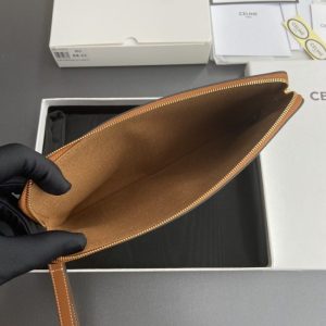 Replica Celine Triumphe Clutch Brown 6 Replica Celine Triumphe Clutch Brown - high-end fake designer purse
