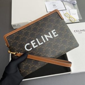 Replica Celine Triumphe Clutch Brown 7 Replica Celine Triumphe Clutch Brown - ultra-realistic fake designer tote