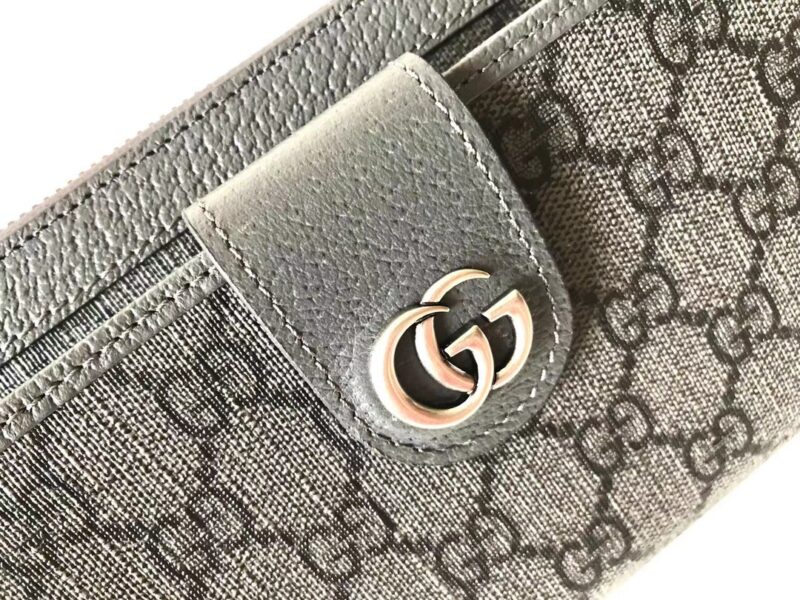 Replica Gucci Ophidia GG Wallet Grey 8 Replica Gucci Ophidia GG Wallet Grey - realistic designer-inspired fake bag