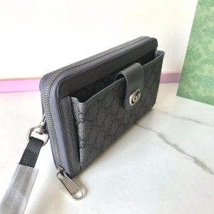 Replica Gucci Ophidia GG Wallet Grey 2 Replica Gucci Ophidia GG Wallet Grey - realistic designer-inspired fake bag