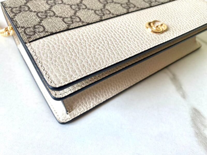 Replica Gucci GG Marmont Chain Bag White 8 Replica Gucci GG Marmont Chain Bag White - near-authentic luxury replica handbag
