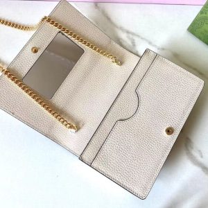 Replica Gucci GG Marmont Chain Bag White 5 Replica Gucci GG Marmont Chain Bag White - high-end fake designer purse