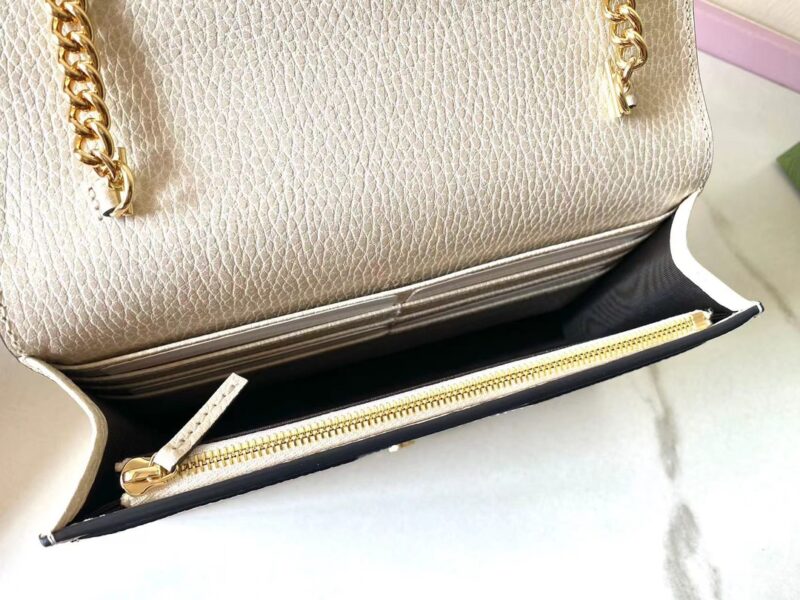 Replica Gucci GG Marmont Chain Bag White 9 Replica Gucci GG Marmont Chain Bag White - elite superclone designer purse
