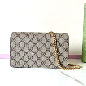 Replica Gucci GG Marmont Chain Bag Black 9 Replica Gucci GG Marmont Chain Bag White - premium-grade designer purse dupe