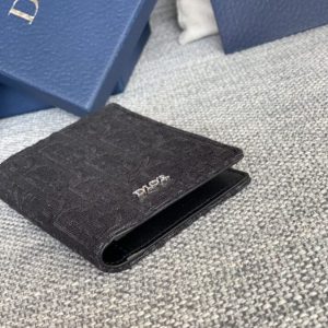 Replica Dior Bi Fold Card Holder Black 3 Replica Dior Bi Fold Card Holder Black - high-accuracy replica luxury purse