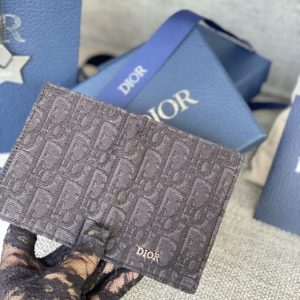 Replica Dior Bi Fold Card Holder Black 5 Replica Dior Bi Fold Card Holder Black - 1:1 designer replica handbag