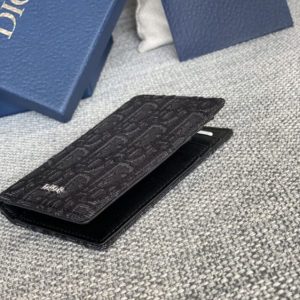 Replica Dior Bi Fold Card Holder Black 6 Replica Dior Bi Fold Card Holder Black - best-selling designer handbag dupe