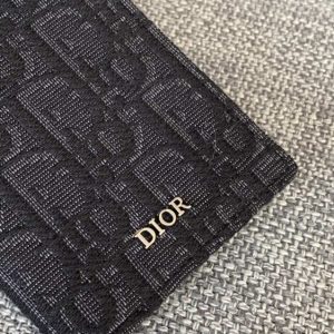 Replica Dior Bi Fold Card Holder Black 8 Replica Dior Bi Fold Card Holder Black - top-tier luxury replica shoulder bag