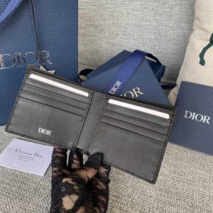 Replica Dior Jacquard Wallet Black 6 Replica Dior Jacquard Wallet Black - best quality luxury bag dupe