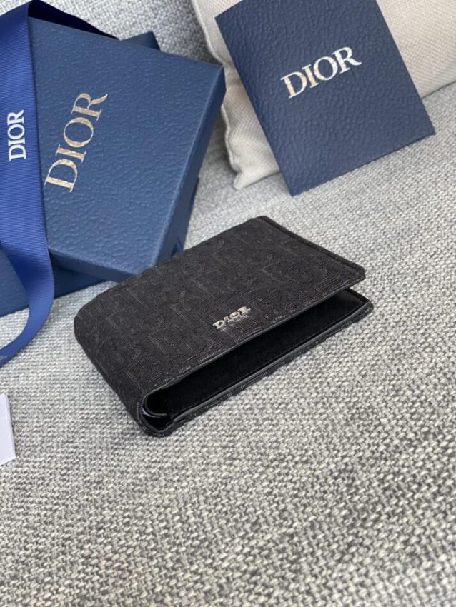 Replica Dior Jacquard Wallet Black 8 Replica Dior Jacquard Wallet Black - best-selling designer handbag dupe