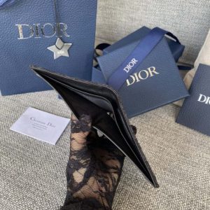 Replica Dior Jacquard Wallet Black 9 Replica Dior Jacquard Wallet Black - authentic-look luxury purse replica