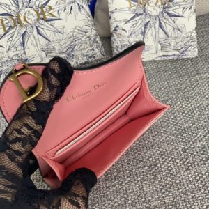 Replica Dior Saddle Flap Card Holder - near-authentic luxury replica handbag