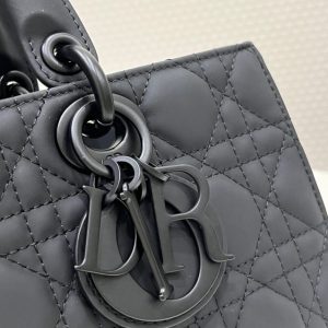 Replica Dior Lady D-Joy Large Bag Black Matte 2 Replica Dior Lady D-Joy Large Bag Black Matte - high-quality designer bag clone
