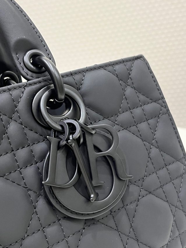 Replica Dior Lady D-Joy Large Bag Black Matte 2 Replica Dior Lady D-Joy Large Bag Black Matte - high-quality designer bag clone