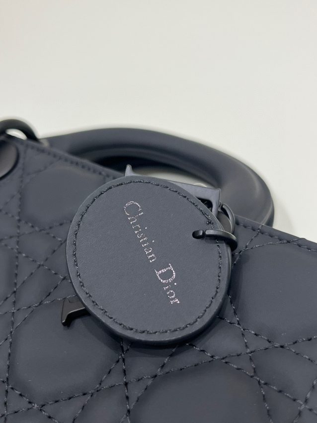 Replica Dior Lady D-Joy Large Bag Black Matte 3 Replica Dior Lady D-Joy Large Bag Black Matte - authentic-look luxury purse replica