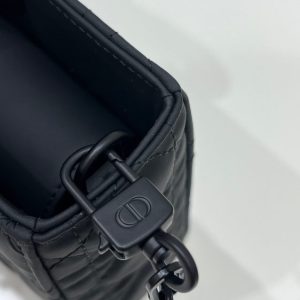 Replica Dior Lady D-Joy Large Bag Black Matte 4 Replica Dior Lady D-Joy Large Bag Black Matte - near-authentic luxury replica handbag