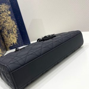 Replica Dior Lady D-Joy Large Bag Black Matte 6 Replica Dior Lady D-Joy Large Bag Black Matte - best quality luxury bag dupe