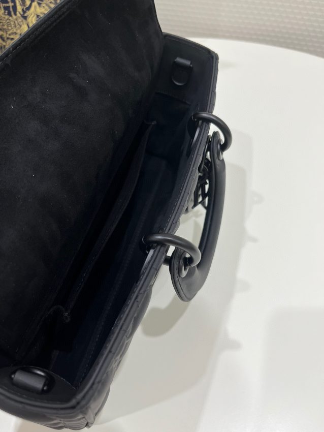 Replica Dior Lady D-Joy Large Bag Black Matte 7 Replica Dior Lady D-Joy Large Bag Black Matte - premium-grade designer purse dupe