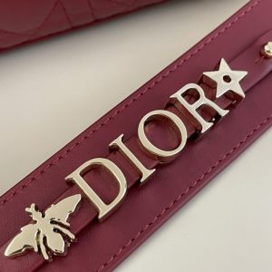 Replica Lady Dior Bordeaux ABC 7 Replica Lady Dior Bordeaux ABC - high-quality designer bag clone