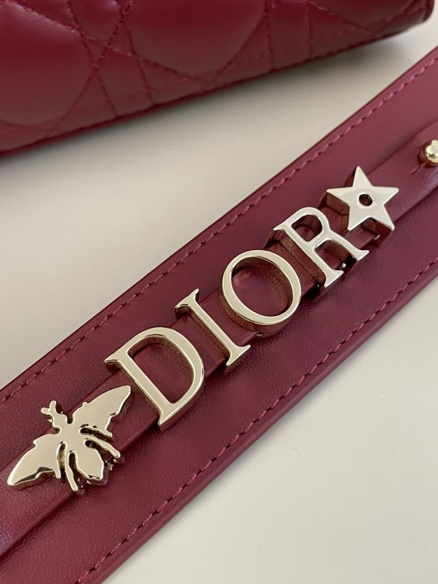 Replica Lady Dior Bordeaux ABC 7 Replica Lady Dior Bordeaux ABC - high-quality designer bag clone