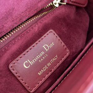 Replica Lady Dior Bordeaux ABC 8 Replica Lady Dior Bordeaux ABC - authentic-look luxury purse replica