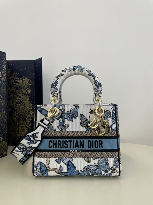 Replica Lady Dior D-Lite Butterfly - near-authentic luxury replica handbag
