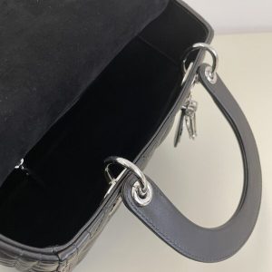 Replica Lady Dior Large Black Silver 7 Replica Lady Dior Large Black Silver - top-rated replica designer bag