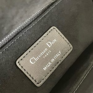 Replica Lady Dior Large Black Silver 9 Replica Lady Dior Large Black Silver - realistic designer-inspired fake bag