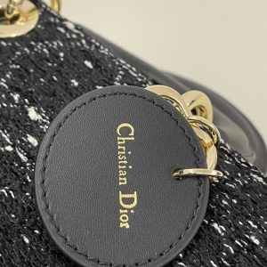 Replica Dior Lady D-Joy Large Bag Wool 2 Replica Dior Lady D-Joy Large Bag Wool - premium 1:1 fake handbag model