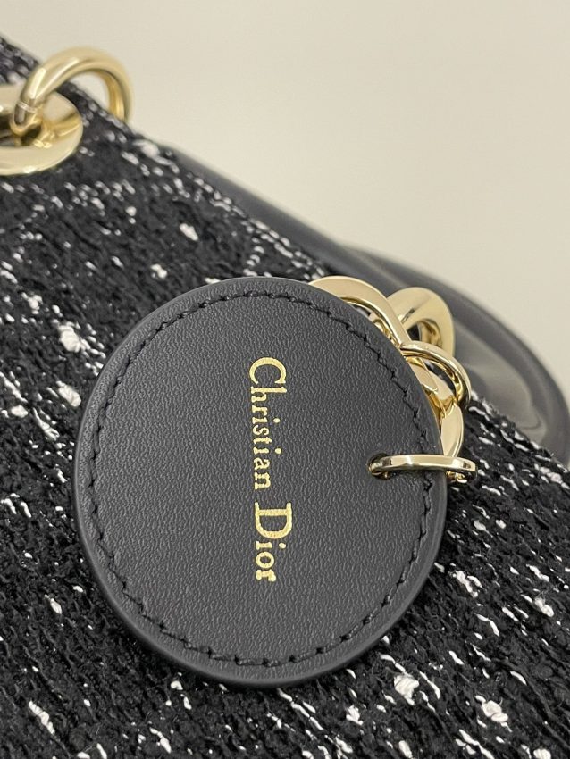 Replica Dior Lady D-Joy Large Bag Wool 2 Replica Dior Lady D-Joy Large Bag Wool - premium 1:1 fake handbag model