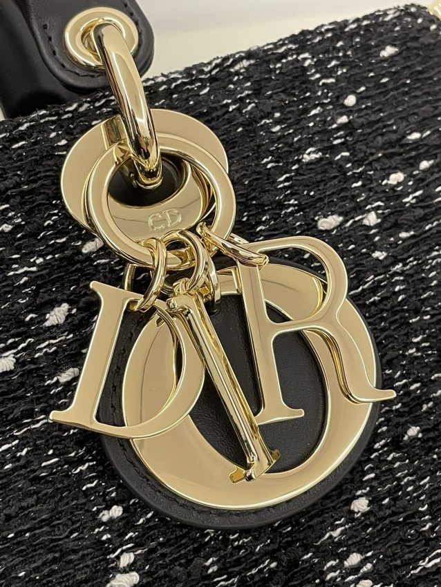 Replica Dior Lady D-Joy Large Bag Wool 6 Replica Dior Lady D-Joy Large Bag Wool - top-tier luxury replica shoulder bag
