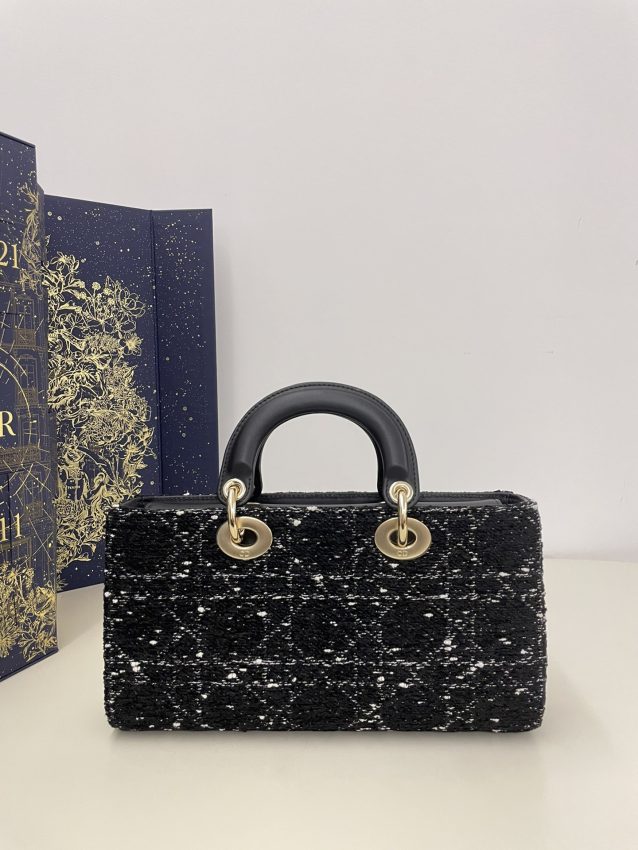 Replica Dior Lady D-Joy Large Bag Wool 7 Replica Dior Lady D-Joy Large Bag Wool - realistic designer-inspired fake bag