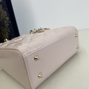 Replica Lady Dior Patent Pink ABC 2 Replica Lady Dior Patent Pink ABC - authentic-look luxury purse replica