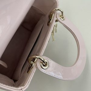 Replica Lady Dior Patent Pink ABC 3 Replica Lady Dior Patent Pink ABC - near-authentic luxury replica handbag