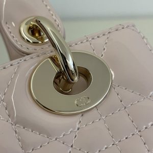 Replica Lady Dior Patent Pink ABC 4 Replica Lady Dior Patent Pink ABC - top-tier luxury replica shoulder bag