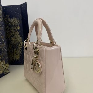 Replica Lady Dior Patent Pink ABC 5 Replica Lady Dior Patent Pink ABC - high-accuracy replica luxury purse