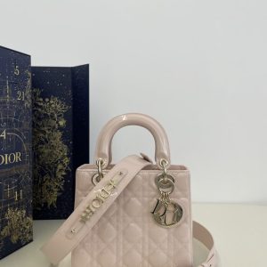 Replica Lady Dior Patent Pink ABC 1 Replica Lady Dior Patent Pink ABC - best quality luxury bag dupe