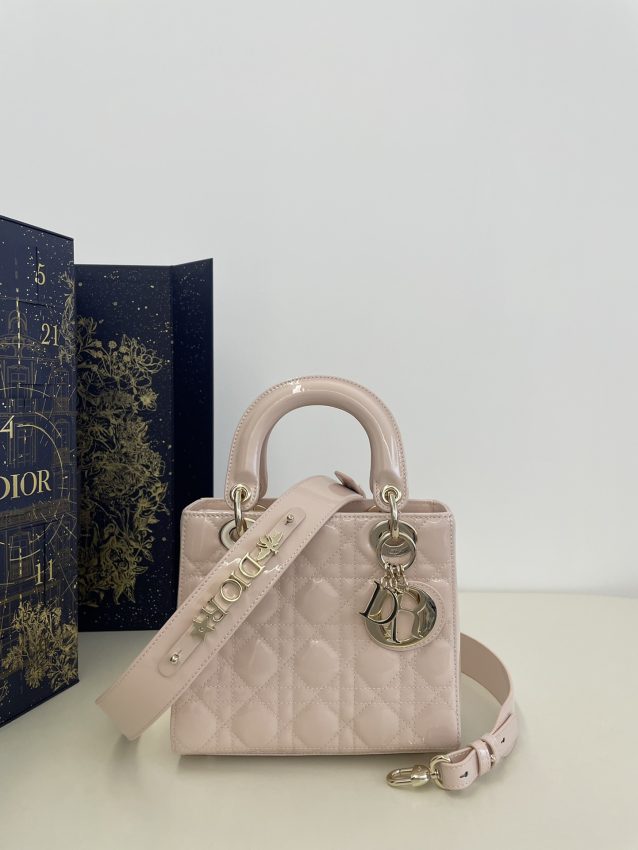 Replica Lady Dior Patent Pink ABC 1 Replica Lady Dior Patent Pink ABC - best quality luxury bag dupe