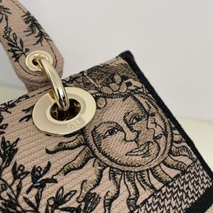 Replica Lady Dior D-Lite Beige Zodiac 3 Replica Lady Dior D-Lite Beige Zodiac - near-authentic luxury replica handbag