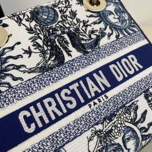 Replica Lady Dior D-Lite Blue Zodiac 3 Replica Lady Dior D-Lite Blue Zodiac - premium-grade designer purse dupe