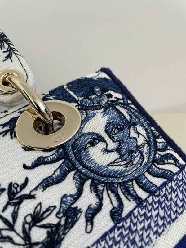 Replica Lady Dior D-Lite Blue Zodiac 4 Replica Lady Dior D-Lite Blue Zodiac - high-end fake designer purse