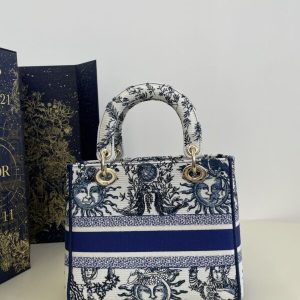 Replica Lady Dior D-Lite Blue Zodiac 6 Replica Lady Dior D-Lite Blue Zodiac - high-accuracy replica luxury purse
