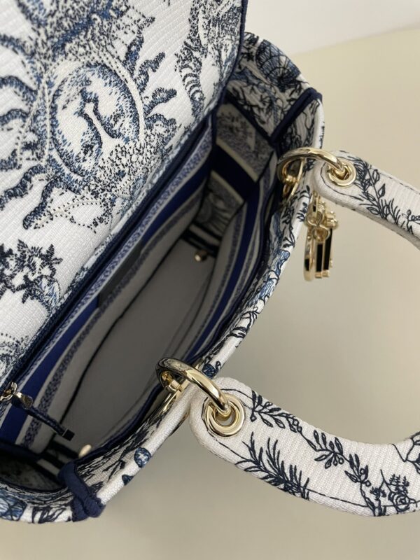 Replica Lady Dior D-Lite Blue Zodiac 8 Replica Lady Dior D-Lite Blue Zodiac - best quality luxury bag dupe